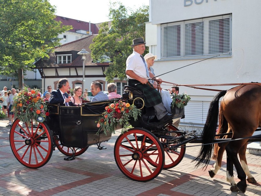 Weinfesteröffnung Kutsche